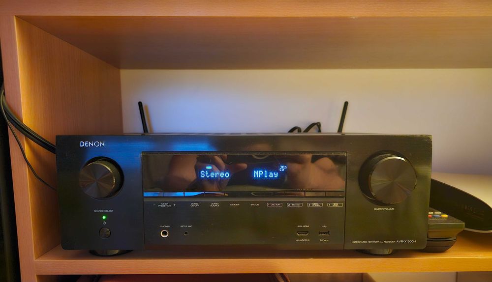 Amplituner Denon AVR-X1500H 7.2 Spotify HEOS WiFi Bluetooth jak nowy