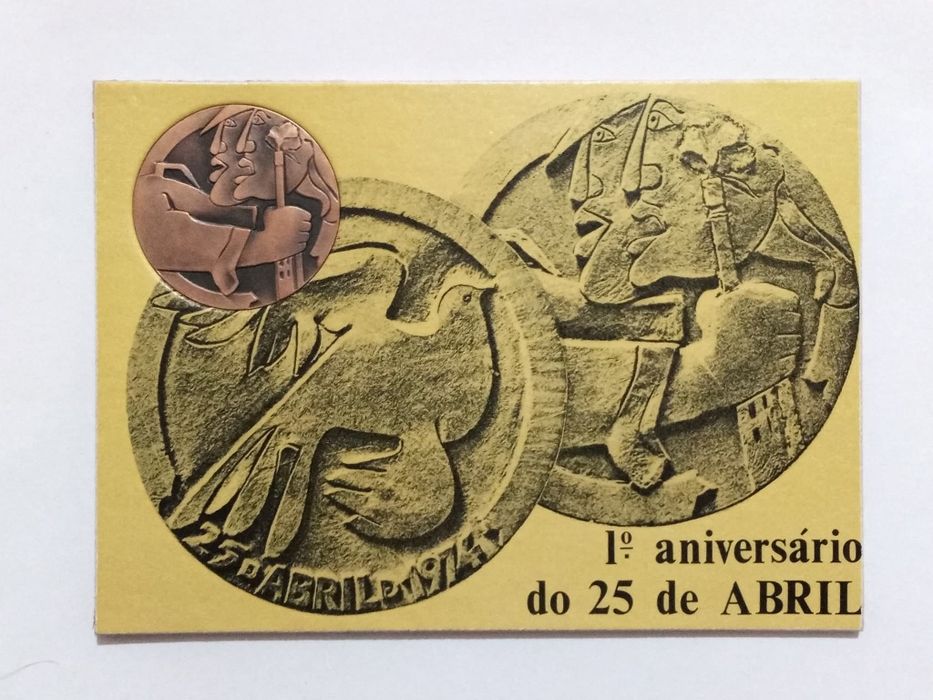 Filo-Medalhística - 1º aniversário do Movimento 25 de Abril