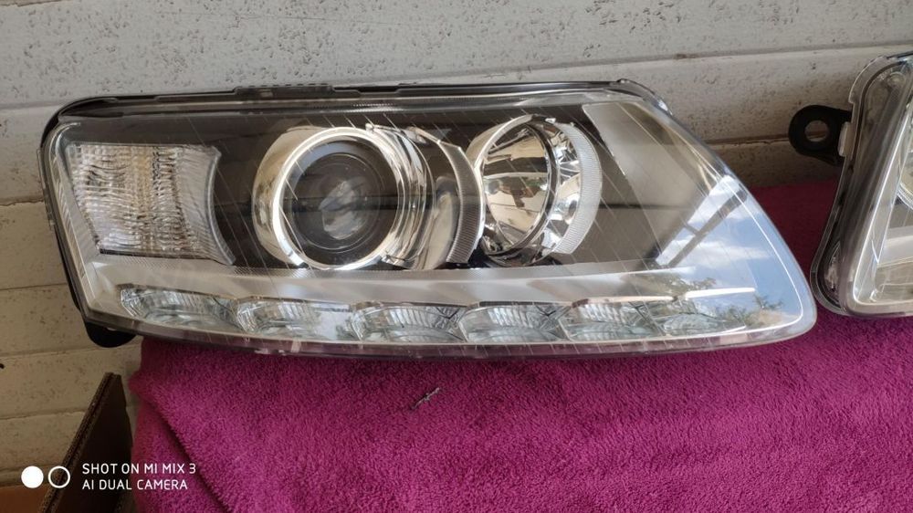 Faróis Bi-xenon Led Audi A6 4F facelift