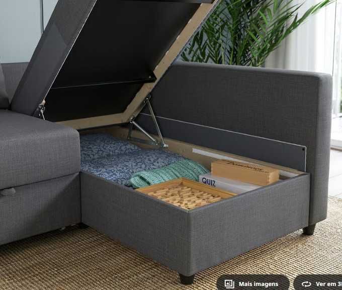 Sofá-cama com arrumação Ikea FRIHETEN