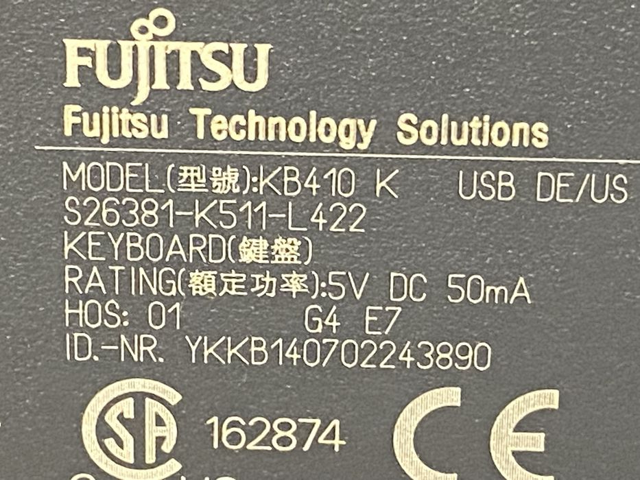 Клавіатура fujitsu KB410 K  Нова, не використовувалась , ергономічна клавіатура
