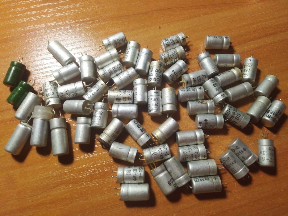 Конденсаторы СССР, 61шт, К50-6 К50-16
