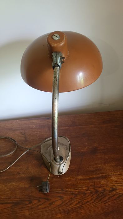 Lampa stołowa industrialna |  Bauhausu |  EAKV vintage lat 50-tych
