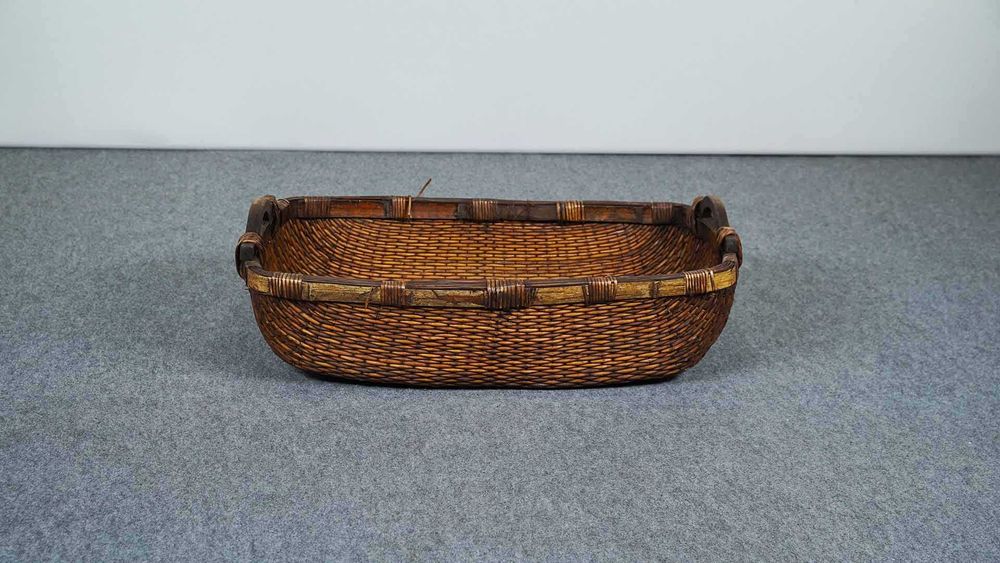 Cesto de vime vintage