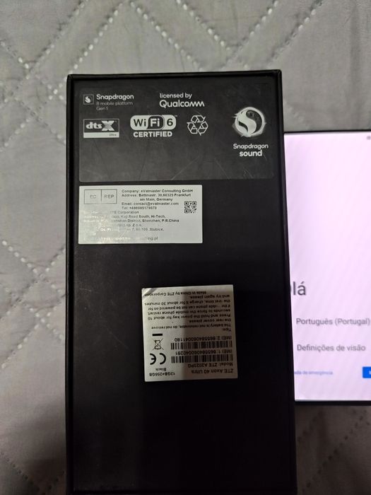 ZTE Axon 40 Ultra 12/256 só esta semana