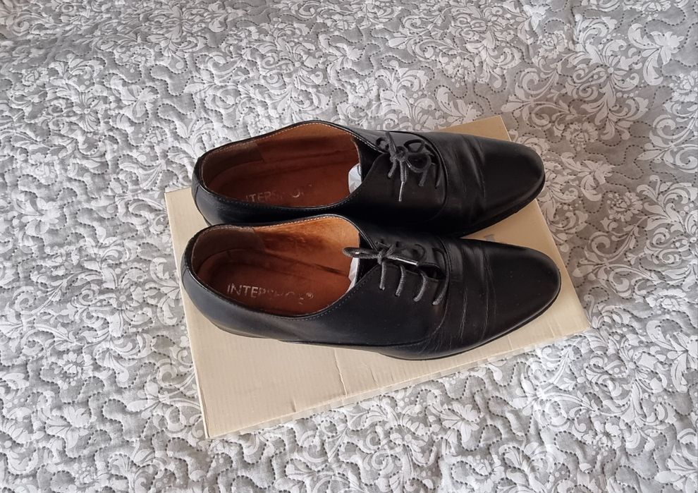 Buty botki skórzane LAN KARS rozm. 39