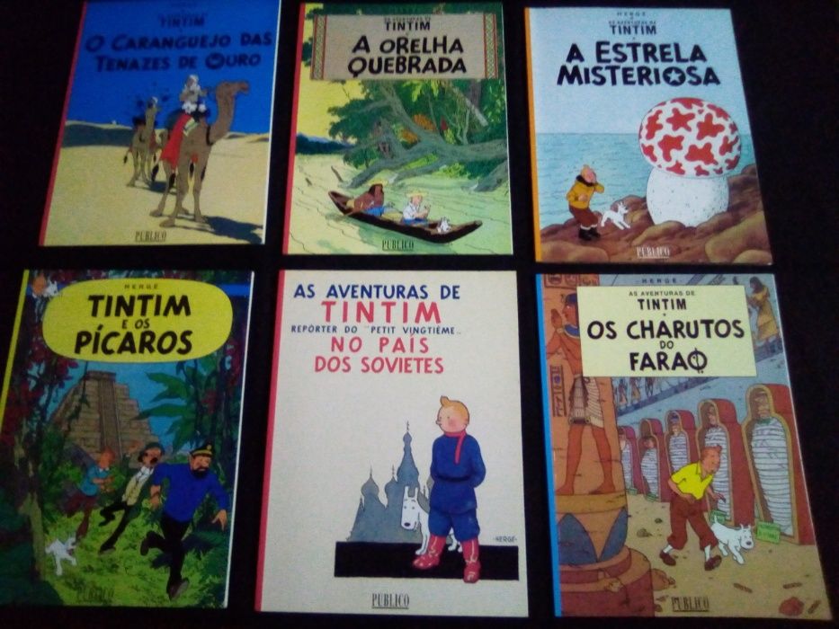 Banda Desenhada-Tintim e Spirou e Fantásio