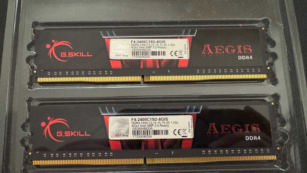 Memorias RAM 2x 4 GB (8GB) PC4200 DDR4 G.Skill Aegis