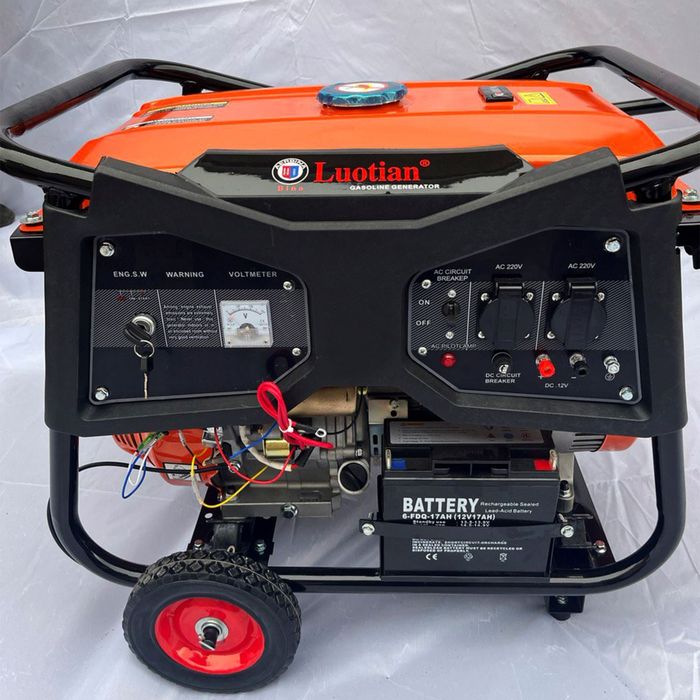 Бензиновий генератор мідна обмотка, однофазний LUOTIAN 6500, 6,5 кВт