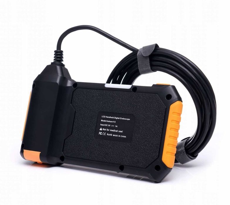 KAMERA INSPEKCYJNA endoskopowa 4,3 FullHD LCD USB wyświetlacz KD10413