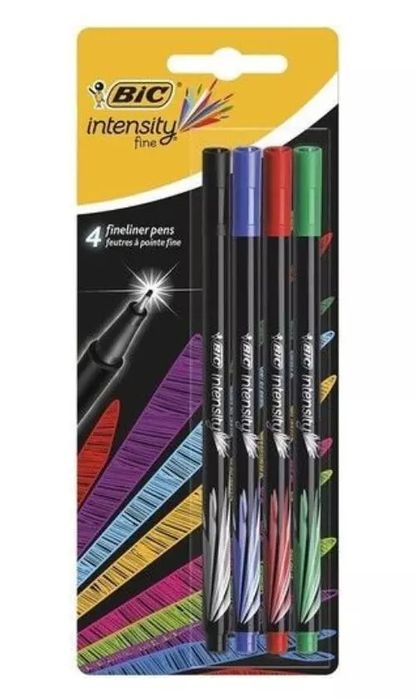 Cienkopisy Intensity fine ast 4 kolory BIC
