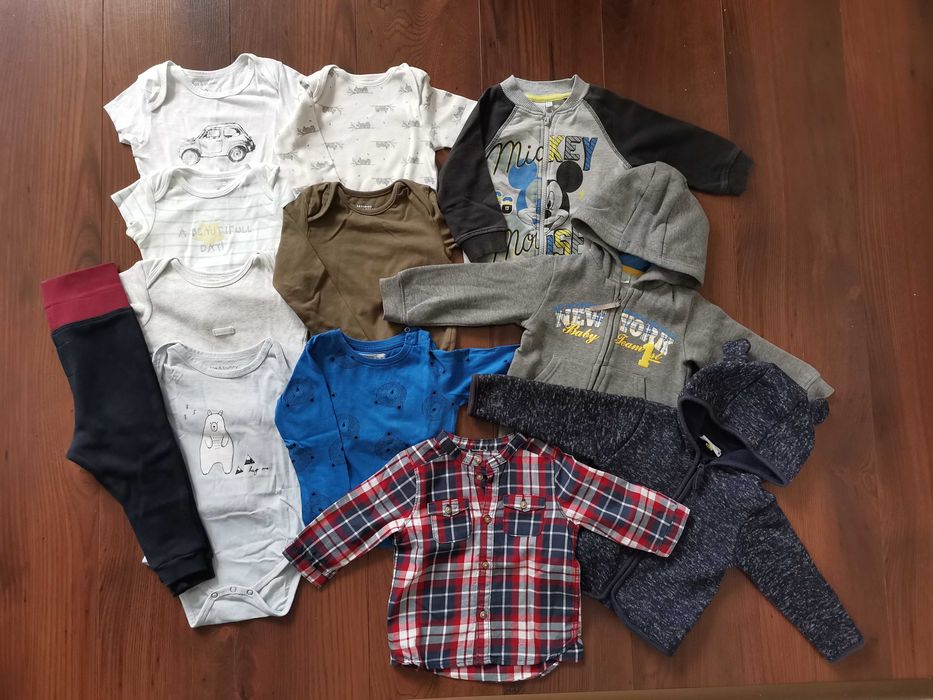 Paka komplet ubrań chłopięcych rozmiar 80