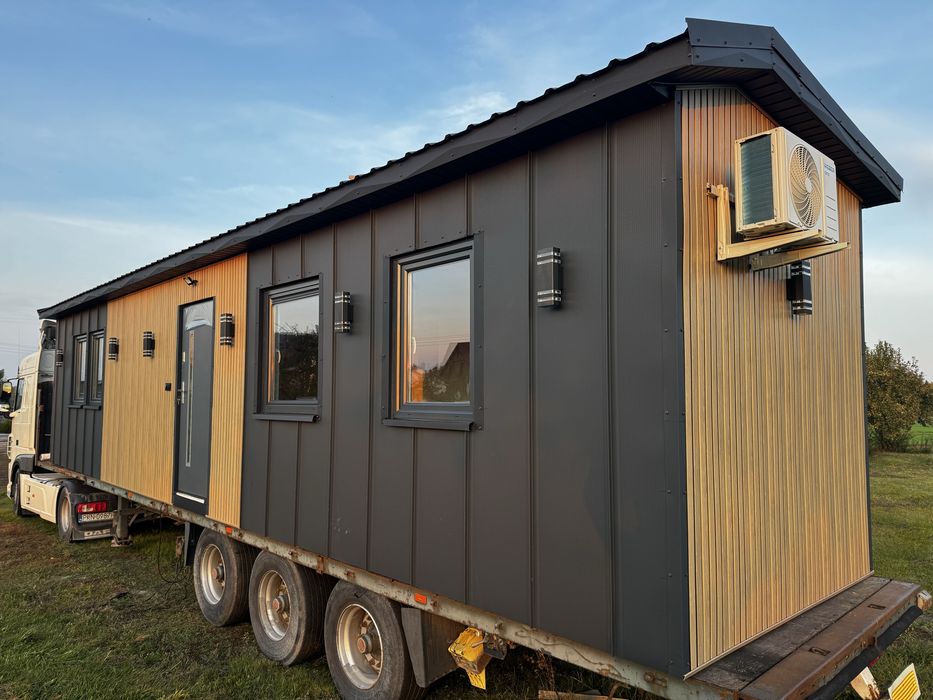 Całoroczny domek mieszkalny Ocieplony  33,75 m² | Kuchnia, łazienka, klimatyzacja 3,5 kW z funkcja grzania