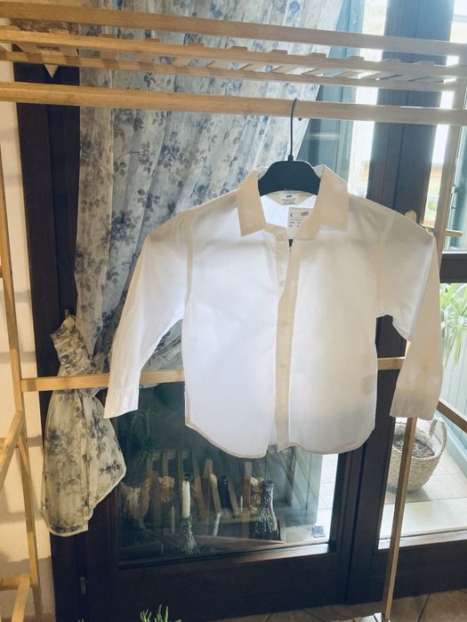 Класична біла сорочка на хлопчика 2-3 роки