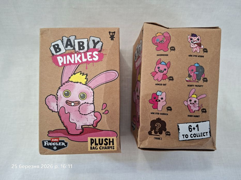 Fuggler фаглер фуглер серия baby pinkles рандом оригинал 10 см