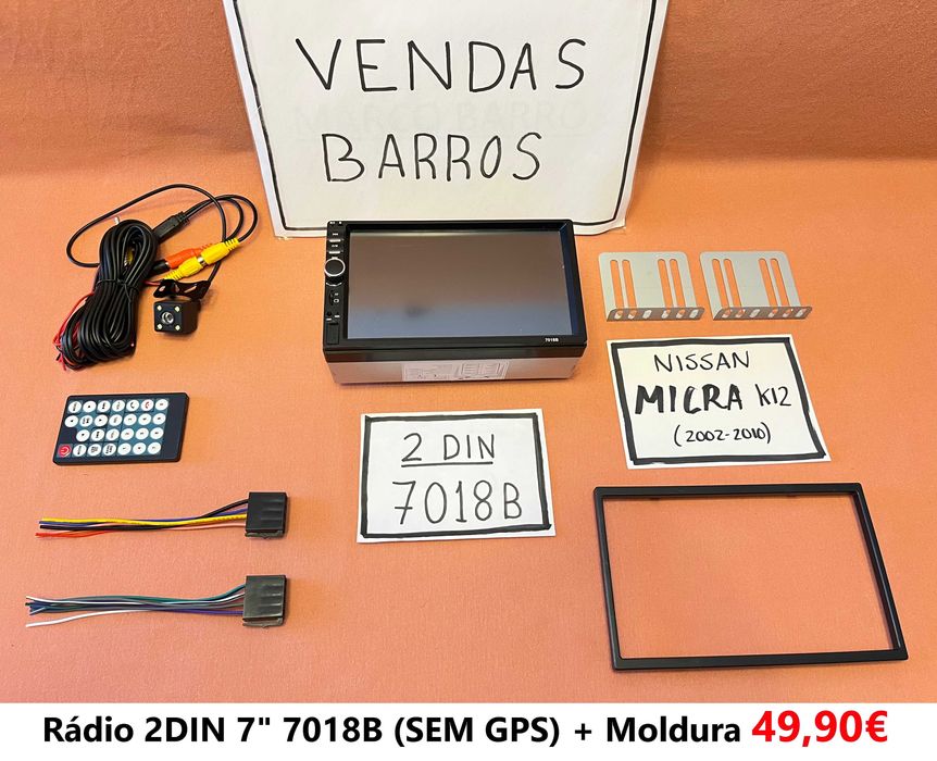 (NOVO) Rádio 2DIN • NISSAN Micra • K12 K13 • Android GPS [4+64GB]