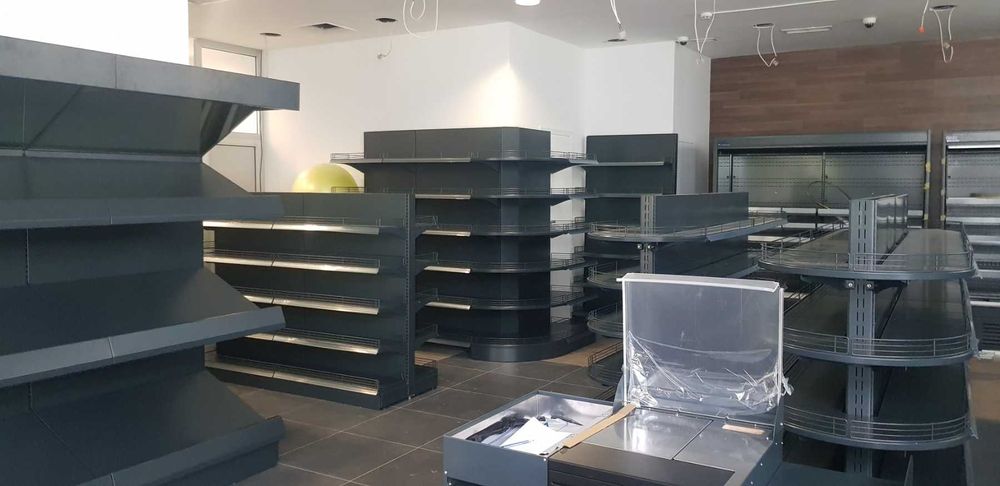 Стелажі полиці в наявності, безкоштовна доставка, торгове обладнання