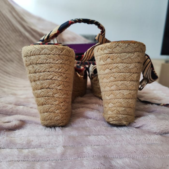 Sandálias de tecido com plataforma em corda Coolway 37/38