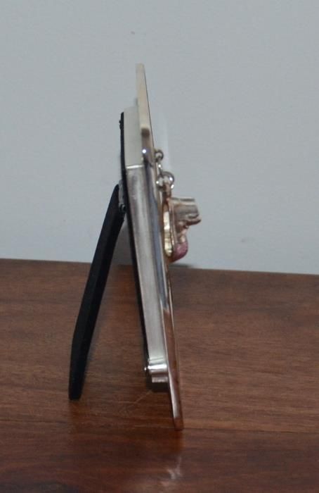 Molduras para fotos 8 x 8 cm, com “madrepérola” e banhadas a prata64550517825155124