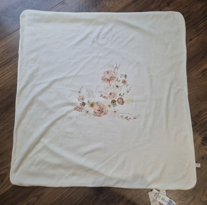 Śliczny welurowy otulacz BEA 80x85 Jamiks Nowy