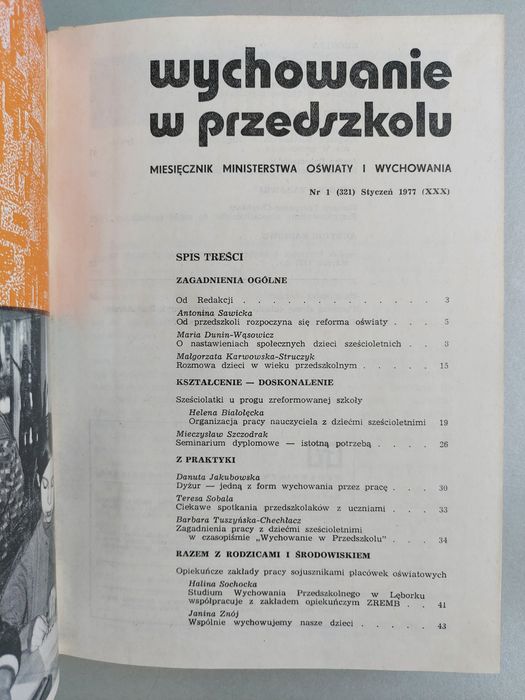 Wychowanie w przedszkolu - Książka