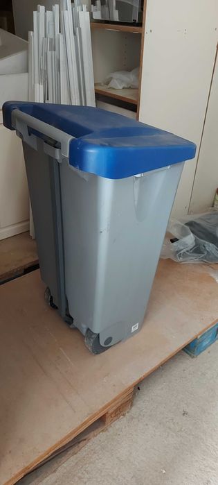 Contentor - balde de resíduos seletivo Denox, 120 litros