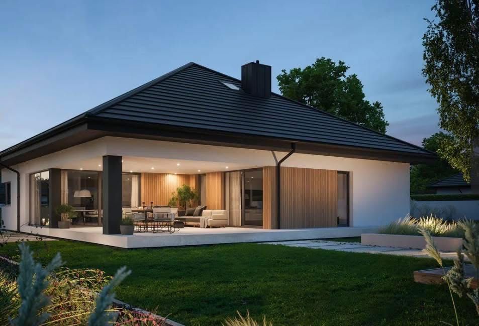 Sprzedam Projekt domu NewHouse 761 w3 w wersji odbicie lustrzane.