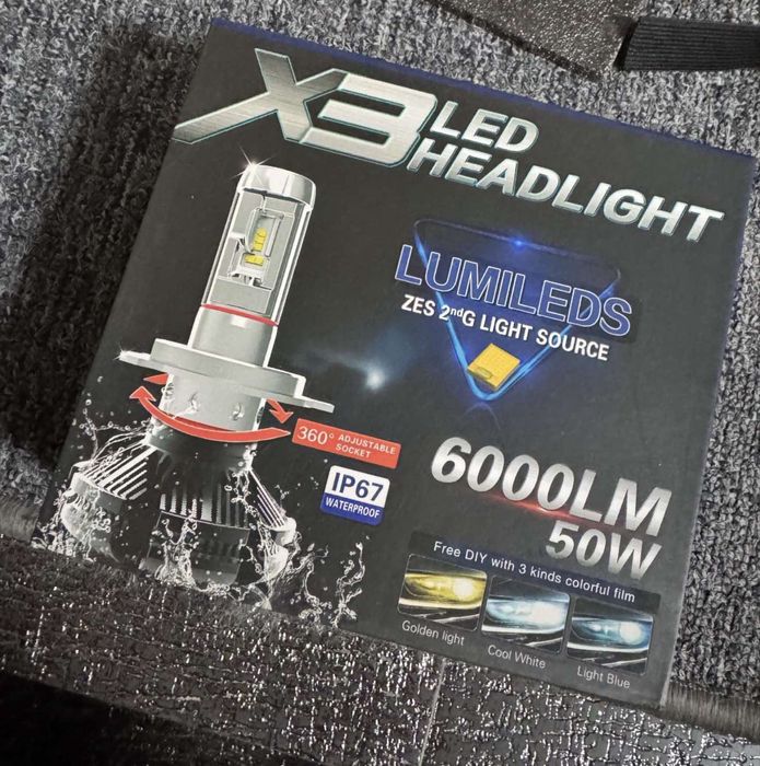 Brp can am квадроцикл  Лампа LED Headlight HB4 9006  Одна шт