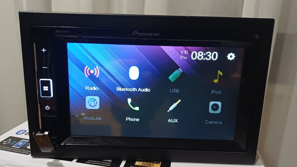 Radio samochodowe 2 Din  Usb Bluetooth Pioneer DMH-A240BT