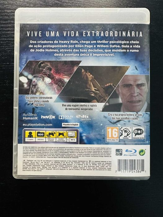 Beyond: Duas Almas PS3 Exclusivo PlayStation em Português