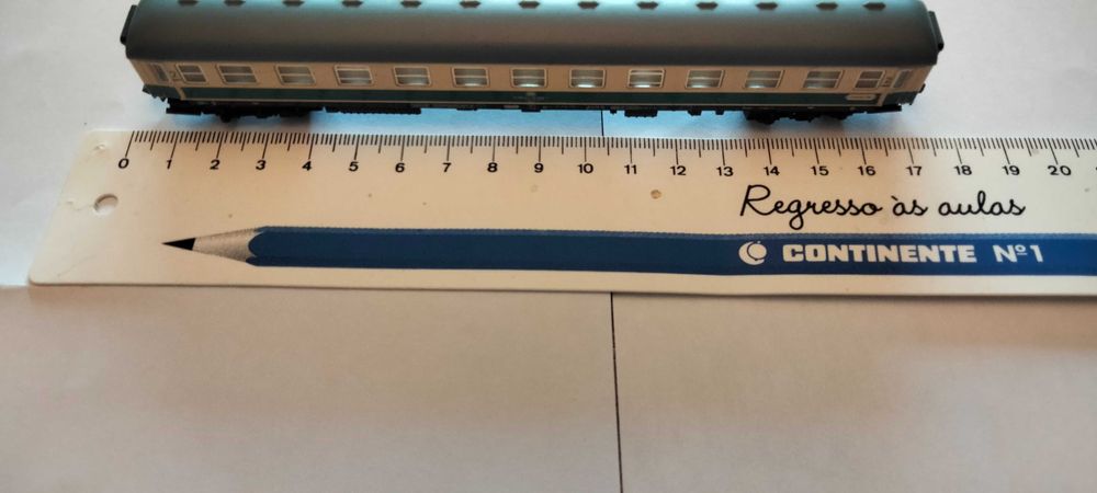 #6001- Carruagem Passageiros DB 175 mm- Comboio Escala N