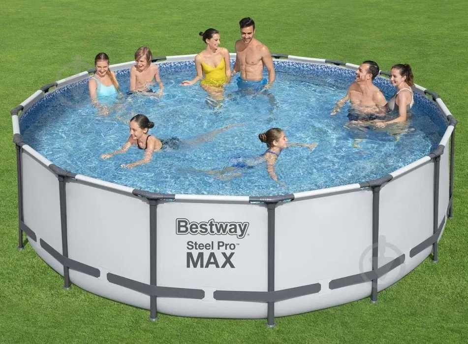 Бассейн каркасный Bestway Steel Pro MAX 488 х 122 см