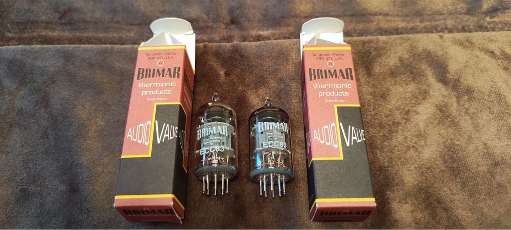 Радиолампы ECC83/ECC82 Telefunken, Brimar, Siemens