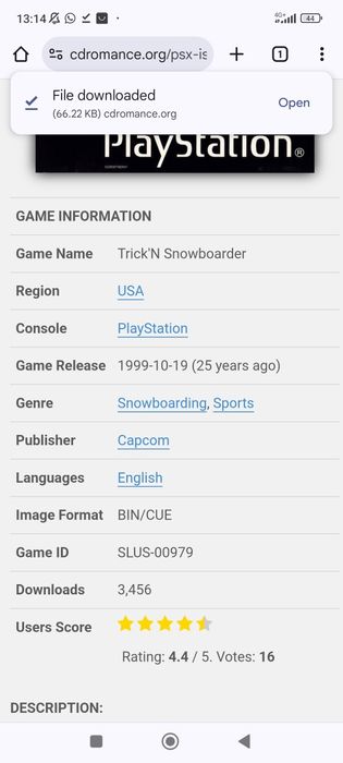 Trickin Snowboarder PS1
