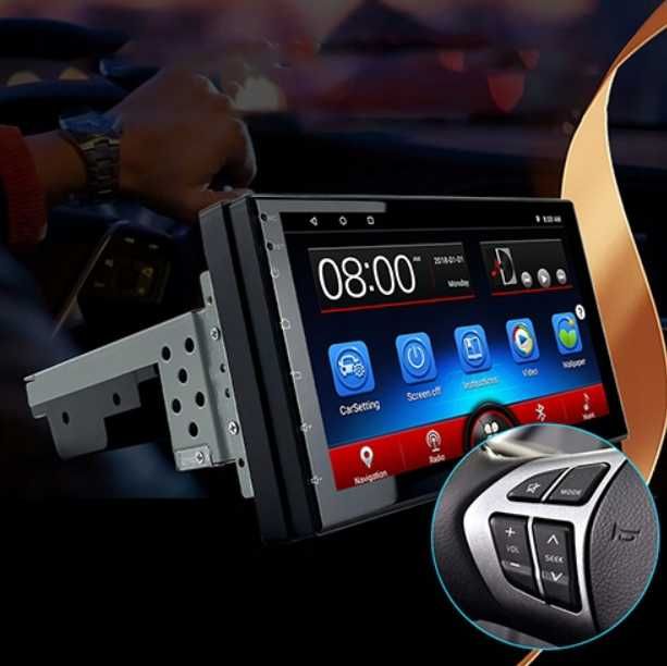 ANDROID 14- 2/32 GB Nawigacja usb wifi RDS mirror link - 1 DIN 7"
