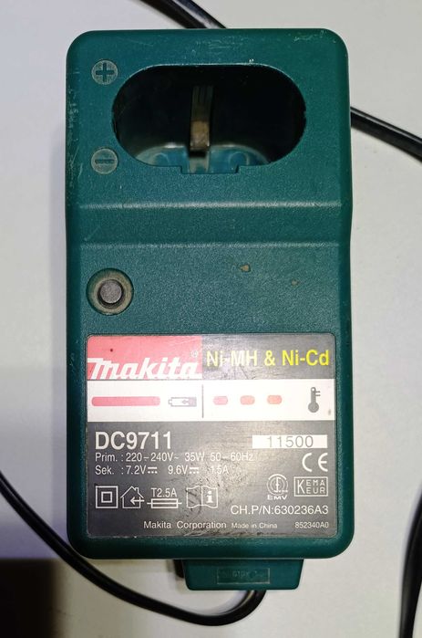 Оригінальний зарядний пристрій Makita DC9711 (7.2V - 9.6V) Ni-Cd / Ni-MH