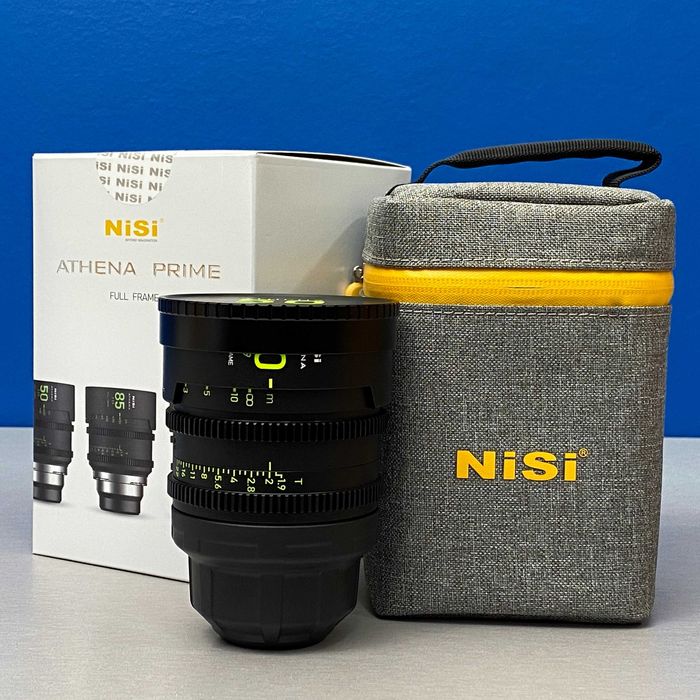 NiSi Athena Prime 50mm T1.9 | PL Mount | NOVA | 3 ANOS DE GARANTIA
