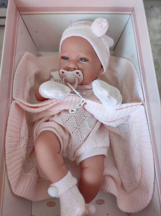 Пупс реборн вініловий дівчинка Ніна Антоніо Хуан 42 см