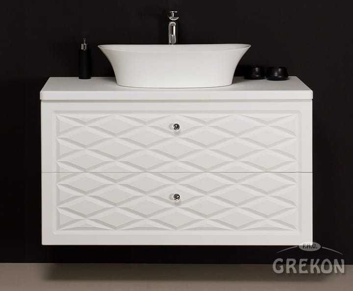Szafka łazienkowa glamour Grecon Cobra plus umywalka