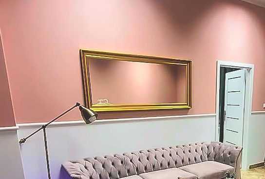 IKEA HEMNES duże lustro złote 74 × 165 cm - Lubin