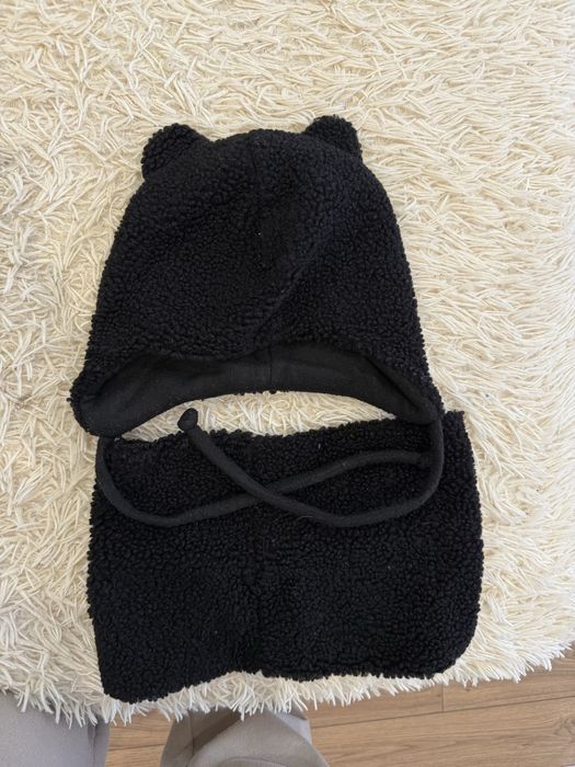 Шапка і хомут тедді 44-46 зима на флісі