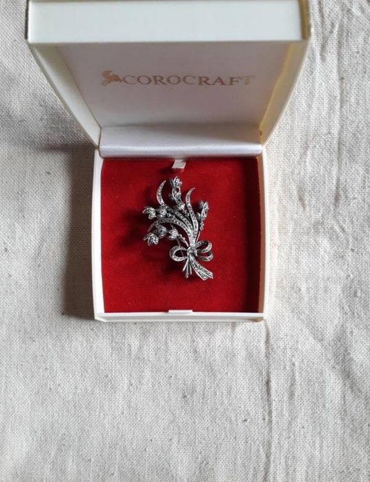 Редкая винтажная брошь sterling  925 серебро bjl