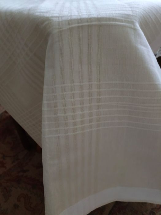 Lniano - bawełniany obrus 130 x 160 cm