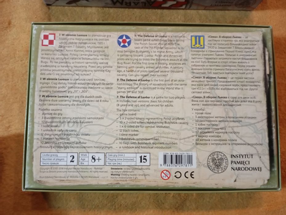 2 gry planszowe samoloty