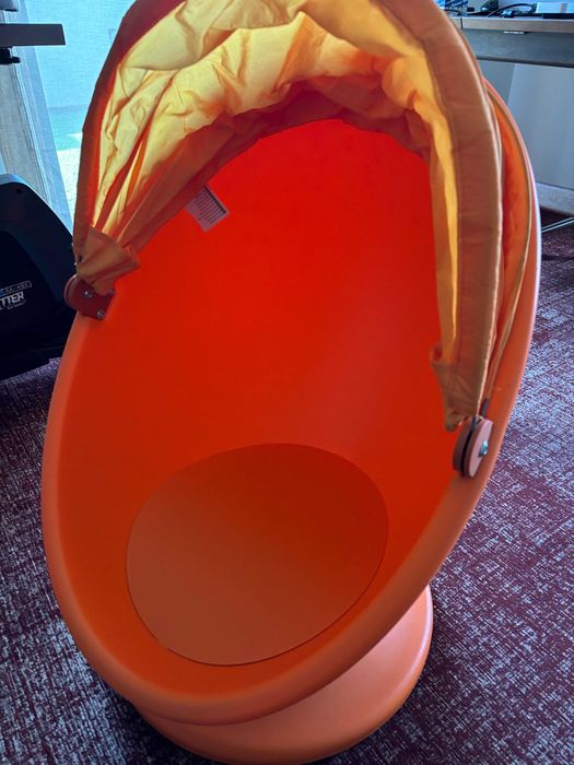 IKEA PS LÖMSK laranja | cadeira giratória infantil