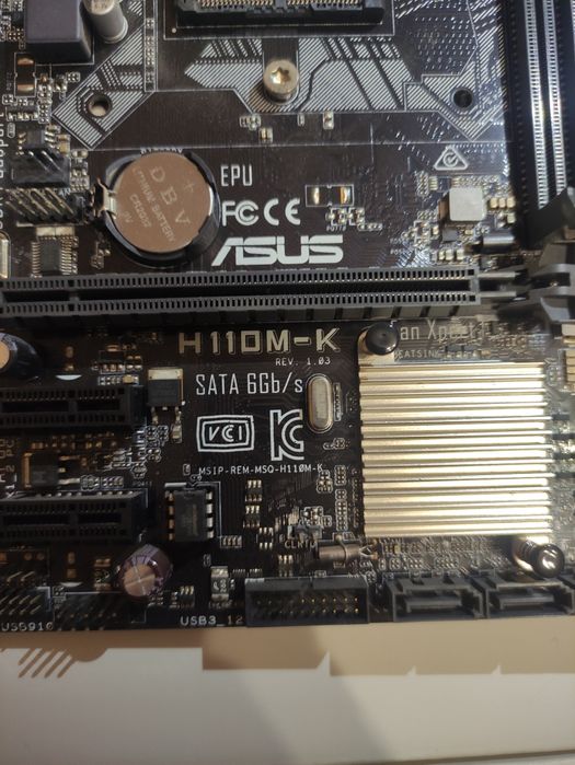 Материнська плата Asus H110m-k