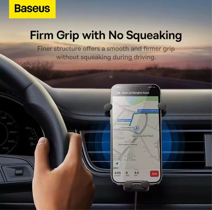 Baseus Тримач телефону із безпровідною зарядкою