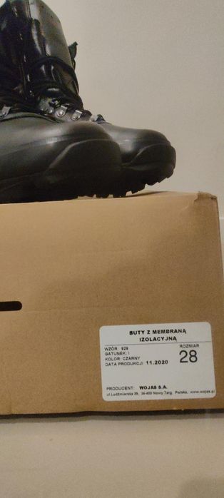 Nowe Buty Taktyczne Wojas wz. 929 | Membrana | Rozmiar 44 (28)