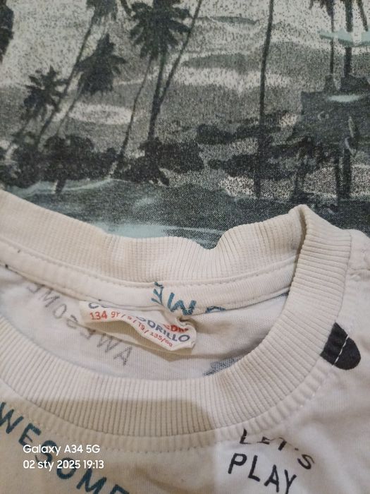 T shirty chłopięce 128 134