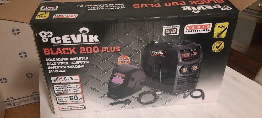 Soldadores  inverter MMA Cevik Black 200plus